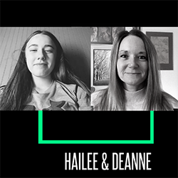Little Sister Hailee & Big Sister Deanne connect virtually for their match meeting