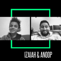 Zoom screenshot of Little Brother Izaiah and Big Brother Anoop